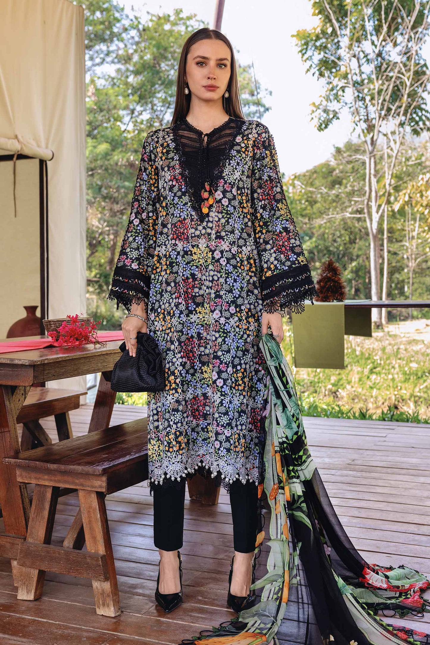 MARIA B LAWN M PRINTS 2914 B - FRESH