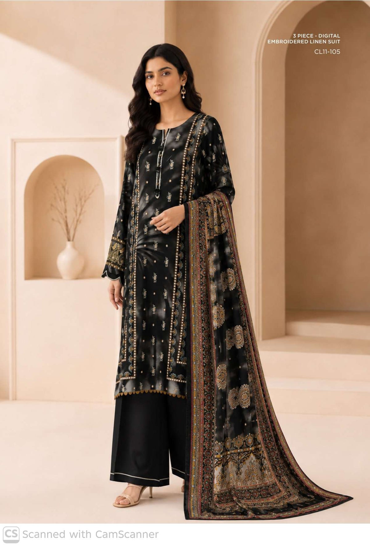 Sapphire Linen Suit Design 11 – Winter 2026 Unstitched