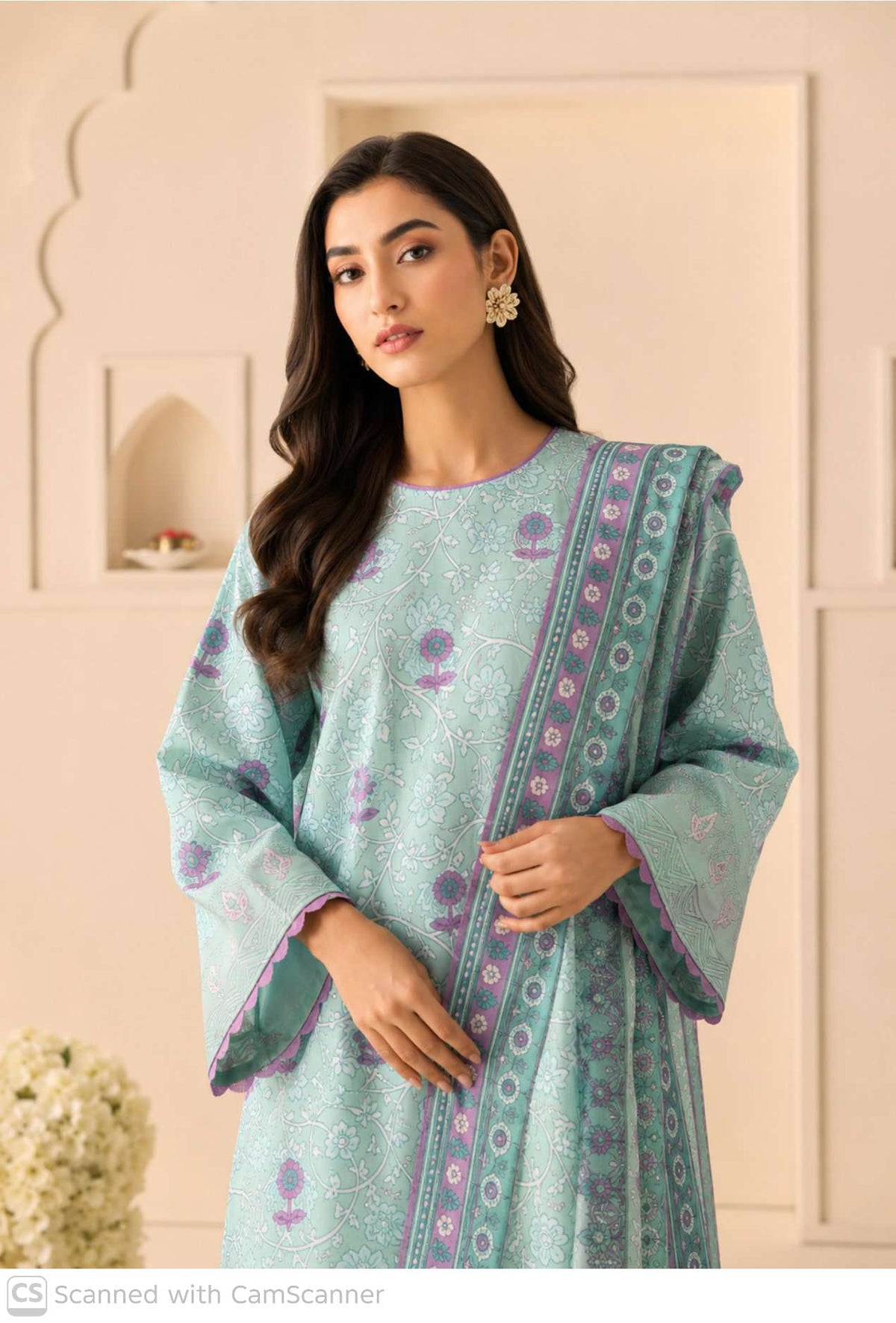 Sapphire Linen Suit Design 4 – Winter 2026 Unstitched