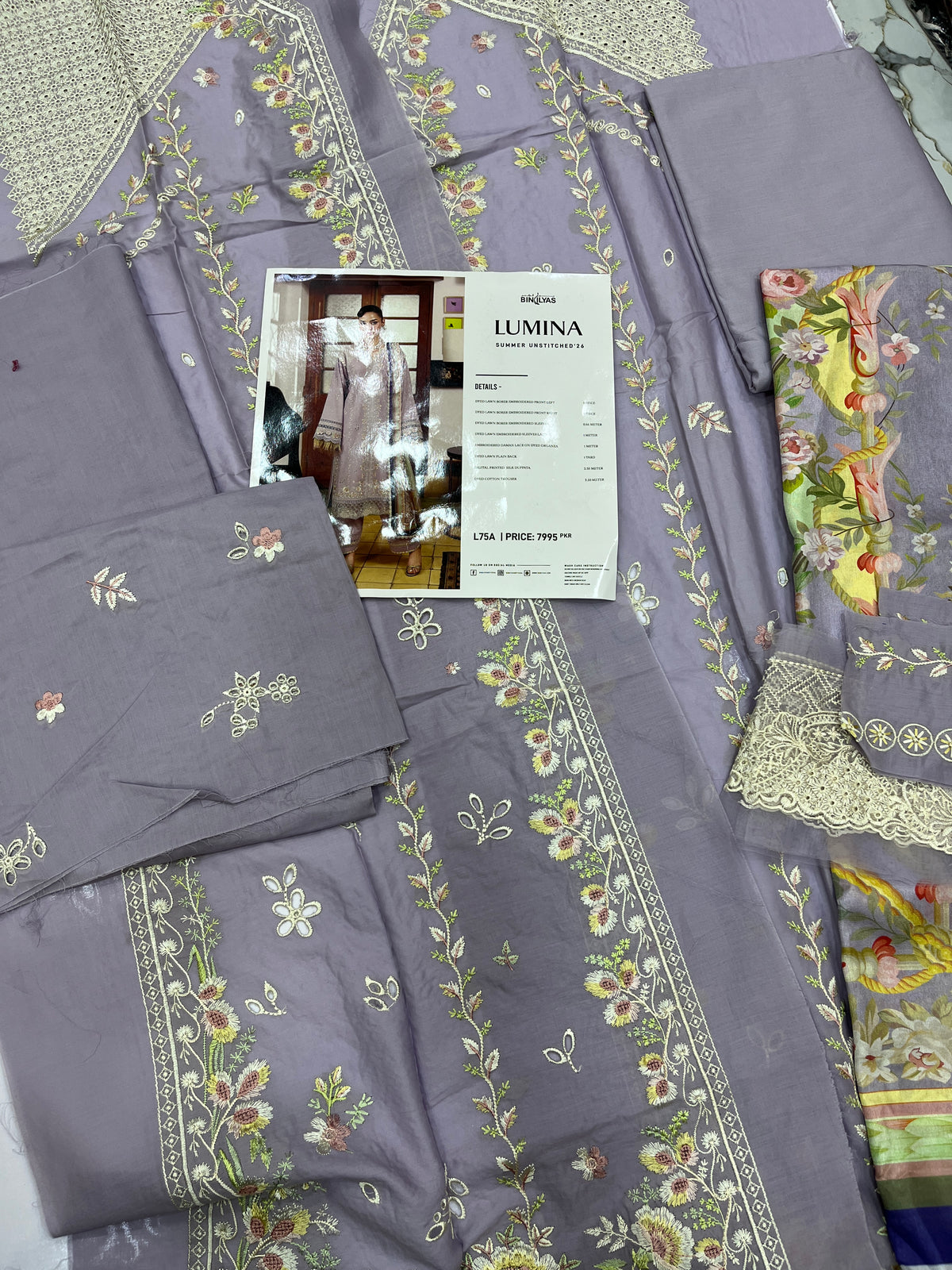 Bin Ilyas Lawn Luminna L175 A