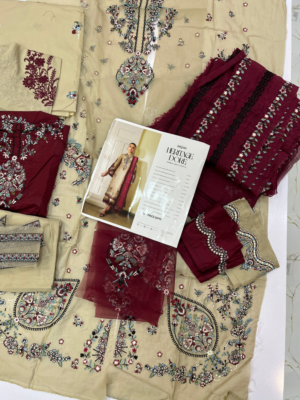 Bin Ilyas Heritage Dore Lawn Fresh