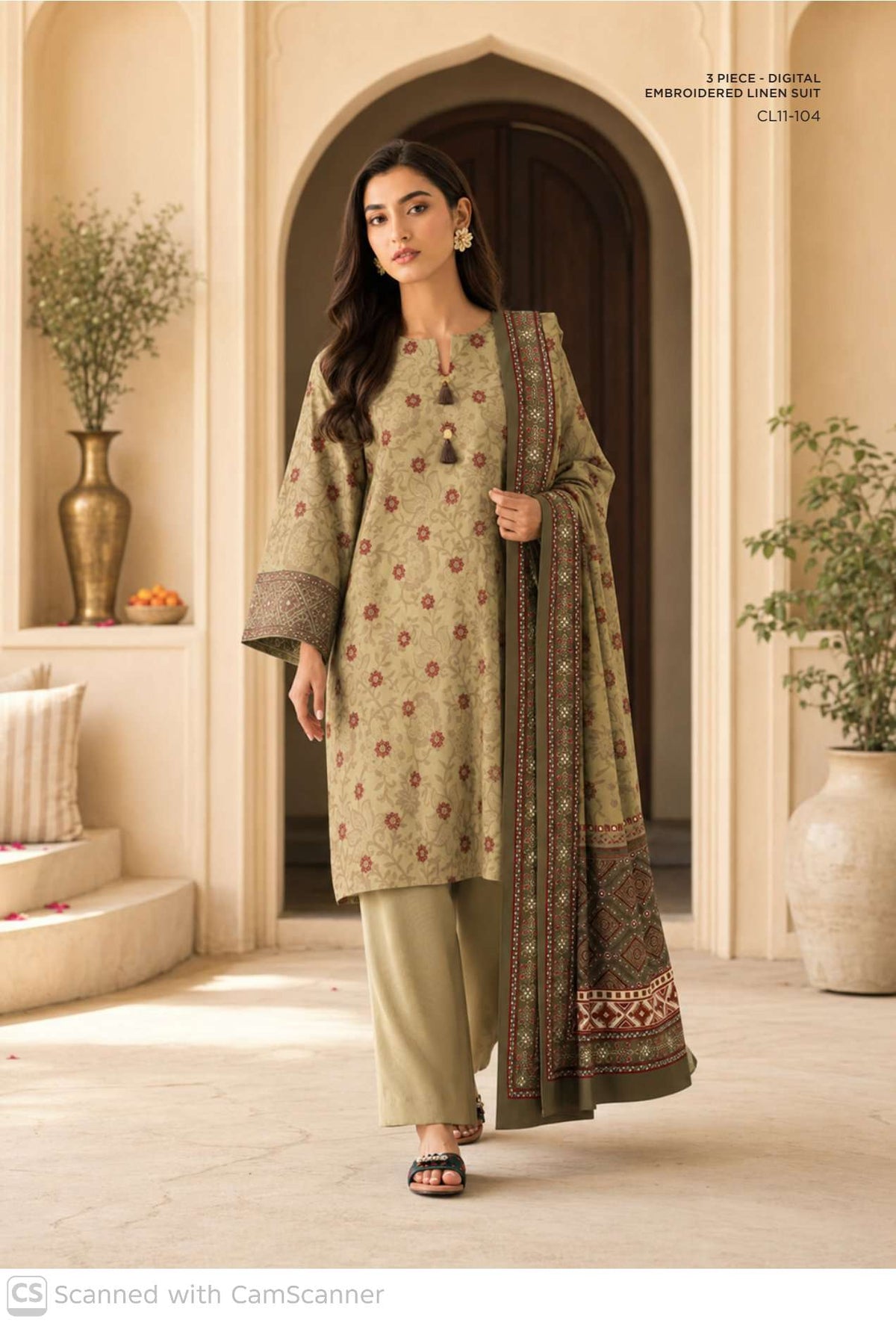 Sapphire Linen Suit Design 16 – Winter 2026 Unstitched