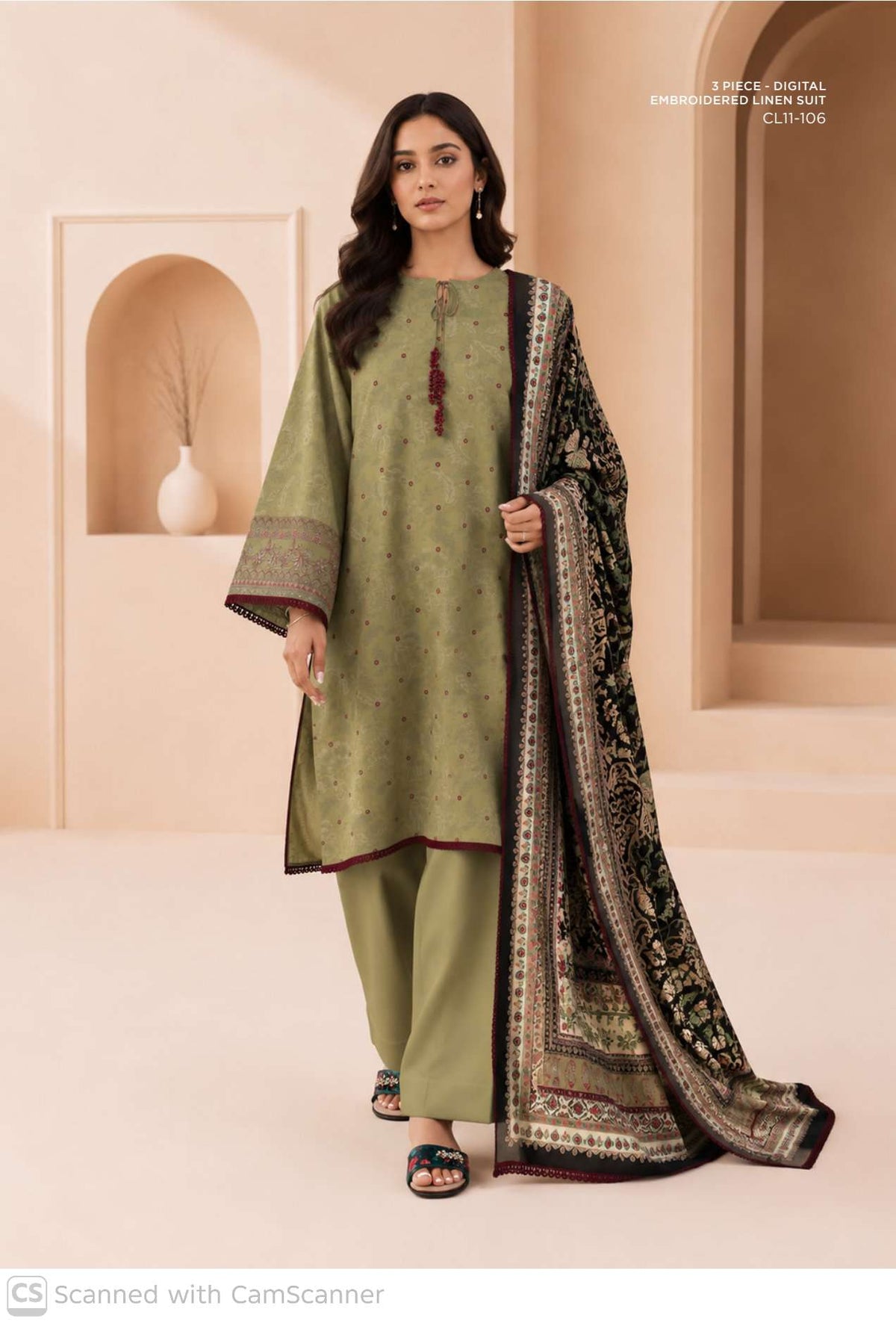 Sapphire Linen Suit Design 14 – Winter 2026 Unstitched