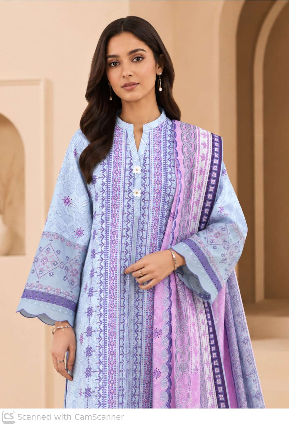 Sapphire Linen Suit Design 7 – Winter 2026 Unstitched