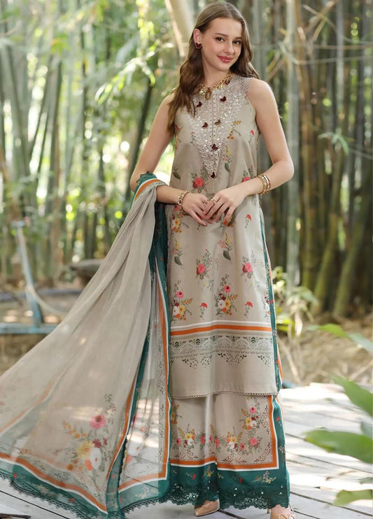 NOOR BY SADIA CHIKANKARI LAWN