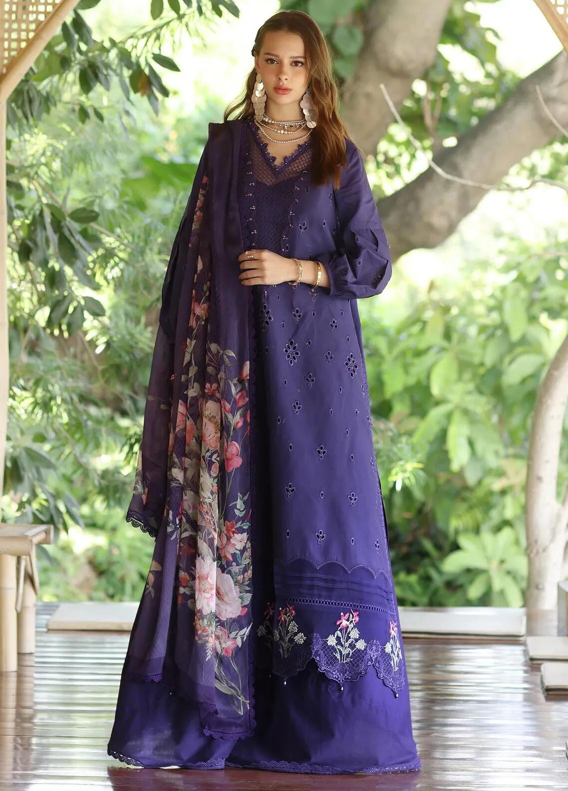 NOOR BY SADIA CHIKANKARI LAWN