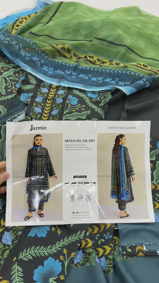 Jazmin Printed Lawn Co Ord Set