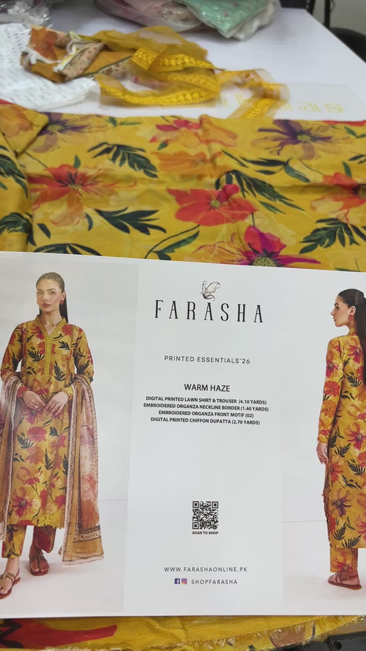 Farasha Lawn Fresh Suit