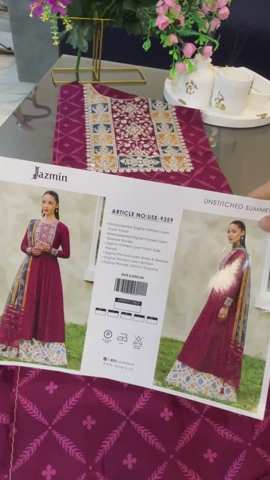 Jazmin Lawn Print use 9359