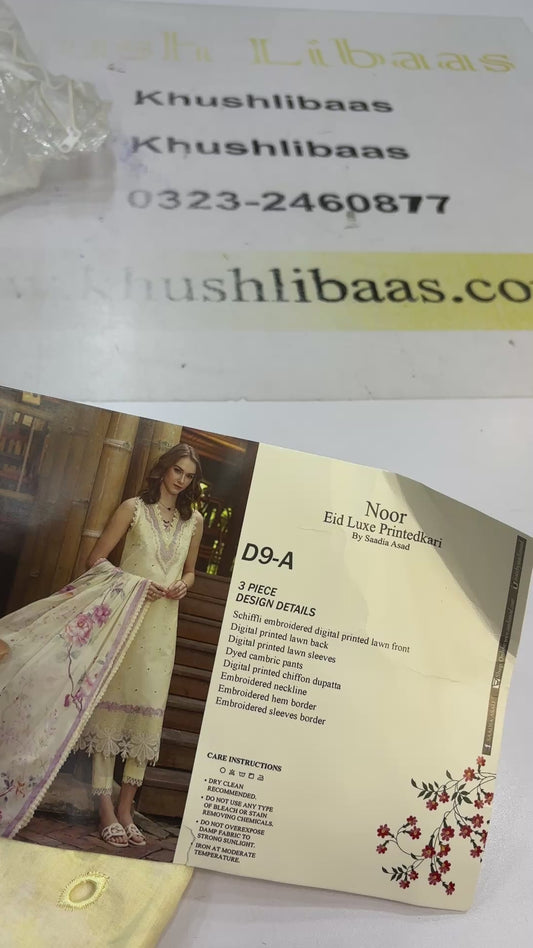 Noor By Sadia Printkari Lawn Fresh