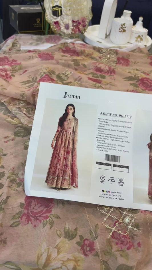 Jazmin Chiffon Maxi Suit