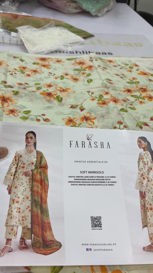 Farasha Lawn Fresh Suit