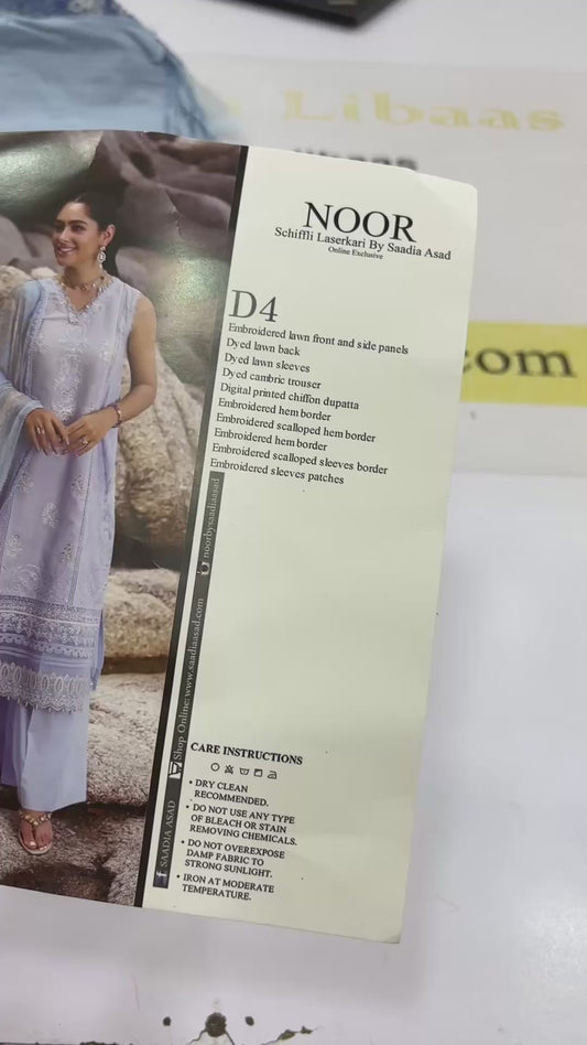 Noor By Sadia Asad Luxury Lawn
