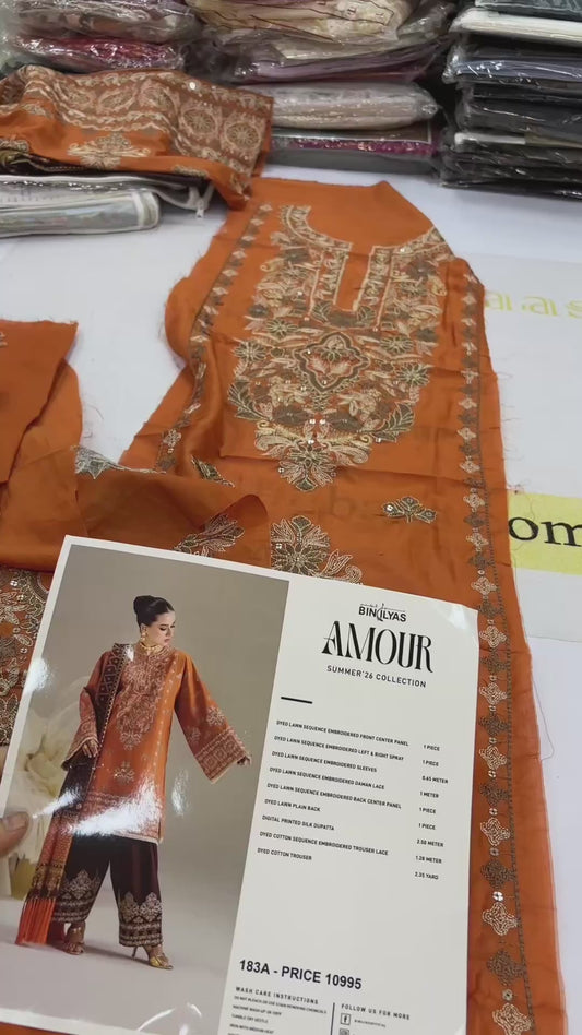 Bin ilyas Amour Luxury Lawn