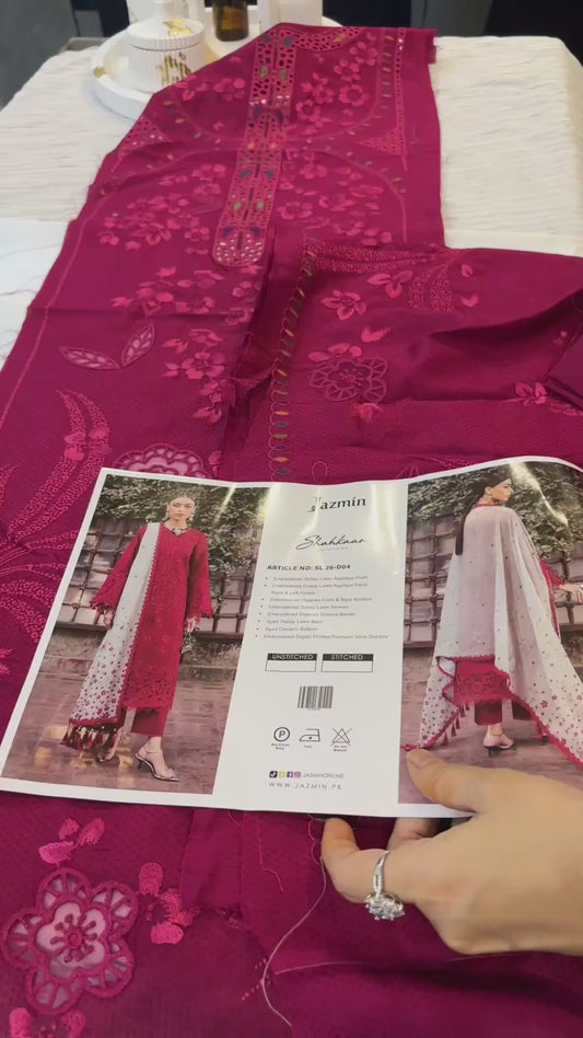 Jazmin SHAHKAAR Luxury Lawn