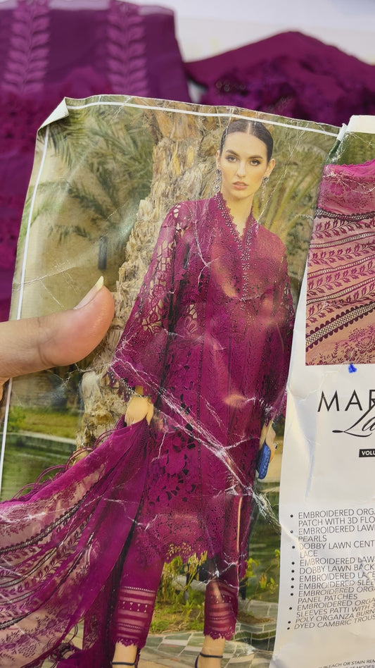 Maria B Luxury Lawn Suit | Mergenda | Summer Collection 2026