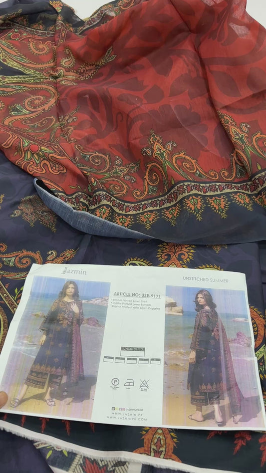 Jazmin Printed Lawn Co Ord Set