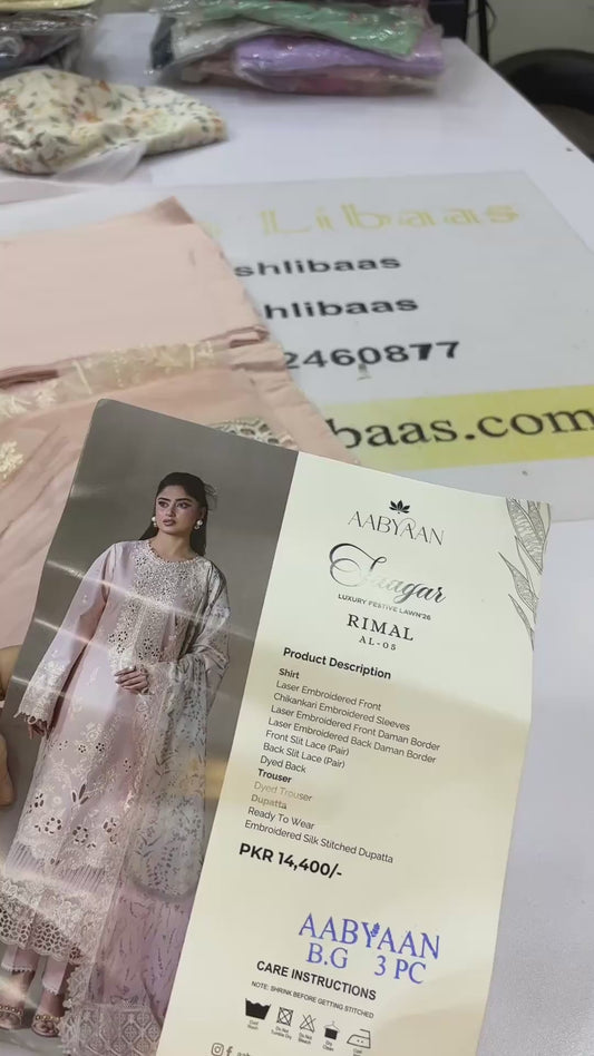 AABYAAN By Qalamkar Luxury Lawn
