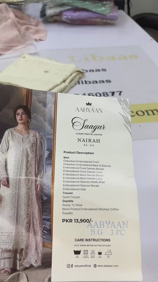 AABYAAN By Qalamkar Luxury Lawn