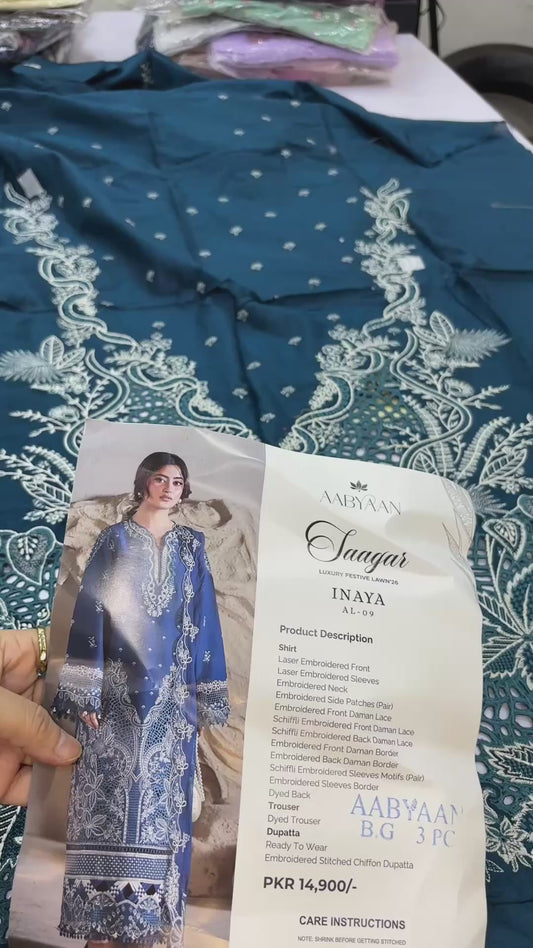 AABYAAN By Qalamkar Luxury Lawn