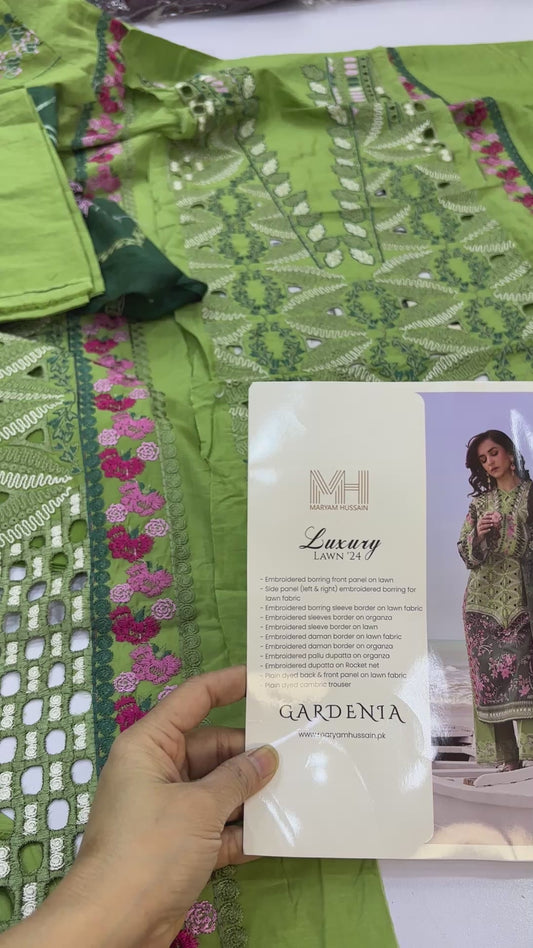 Maryam Hussain Luxury Lawn Fresh