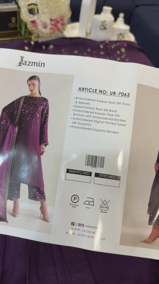 Jazmin Korean Silk Suit